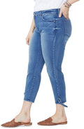NYDJ Womens Plus Size Ami Skinny Ankle with Tie Hem, Size 24W by Vanessa Jane