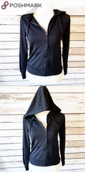 Hippie Rose Juniors Velvet Stripe Hoodie, Size XS by Vanessa Jane