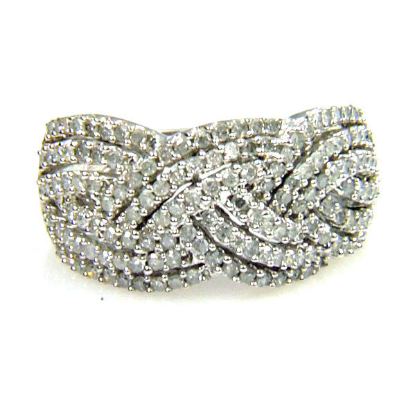 1.00ct Diamond Ring 10KT White Gold by Bids.com