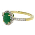.94ct Emerald Diamond Ring 14KT Yellow Gold by Bids.com