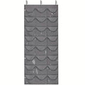 24-Grid Hanging Door Organizer – Space-Saving Nylon Storage with Clear Pockets by DailySale