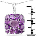 8.20 Carat Genuine Amethyst .925 Sterling Silver Pendant by Bids.com