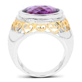 6.92 Carat Genuine Amethyst .925 Sterling Silver Ring by Bids.com