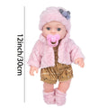 12" Pink Baby Doll – PVC Dress-Up Play Doll (Ages 3+) by DailySale