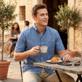 Club Room Mens Chambray Button up Shirt, Size Small by Vanessa Jane
