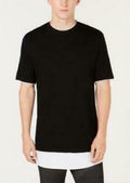 I.N.C. Mens Textured Colorblocked Layered-Look T-Shirt by Vanessa Jane