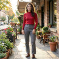 Planet Gold Juniors Mock-Neck Sweater, Size Small by Vanessa Jane