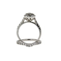 1.30ct Diamond Engagement Ring Set 10KT White Gold by Bids.com