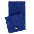 Tommy Hilfiger Mens Logo Patch Scarf, Blue, Long (60 in. and up) by Vanessa Jane