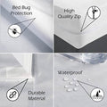 Fabric Zippered Waterproof and Bed Bug Mattress Protector by DailySale