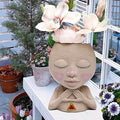 Face Flower Pot Head Vase for Indoor Plant Decoration by DailySale