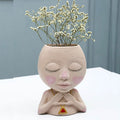 Face Flower Pot Head Vase for Indoor Plant Decoration by DailySale
