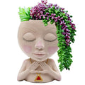 Face Flower Pot Head Vase for Indoor Plant Decoration by DailySale