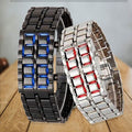 Faceless Unisex Stainless Steel Titanium Waterproof LED Watch by DailySale