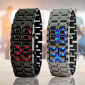 Faceless Unisex Stainless Steel Titanium Waterproof LED Watch by DailySale