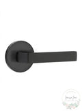 Emtek Concealed Fastener Passage Set with Disk Rosette and Dumont Levers by Vanessa Jane