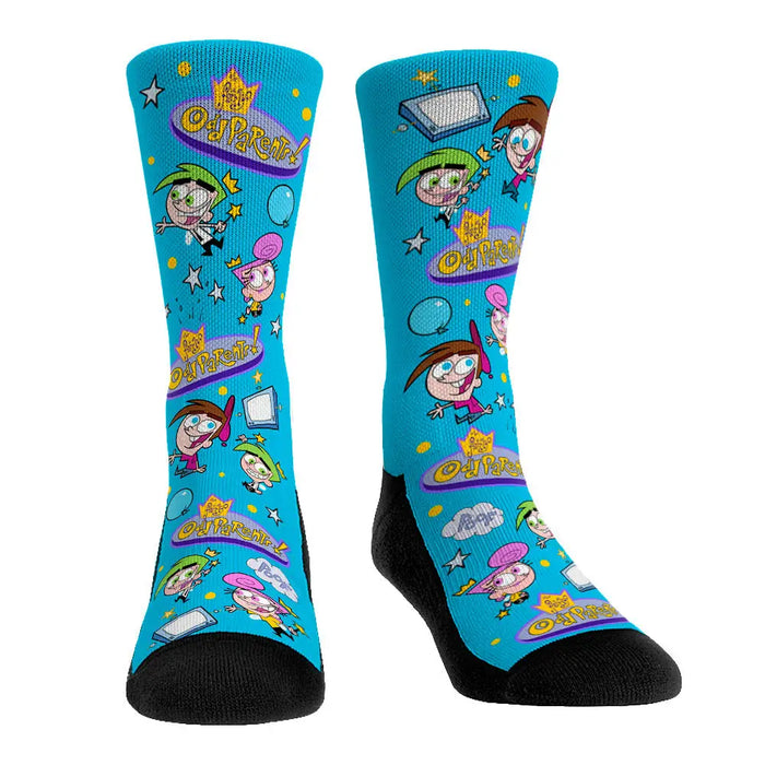 Fairly OddParents - All-Over Icons by Rock 'Em Socks