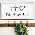 Faith, Hope, Love Faith Wall Art by Tailored Canvases