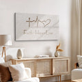 Faith, Hope, Love Faith Wall Art IV by Tailored Canvases
