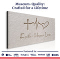 Faith, Hope, Love Faith Wall Art IV by Tailored Canvases