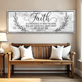 Faith Is Confidence - Hebrews 11:1 Faith Sign II by Tailored Canvases