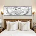 Faith Is Confidence - Hebrews 11:1 Faith Sign II by Tailored Canvases