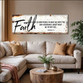 Faith Is Confidence - Hebrews 11:1 Faith Sign III by Tailored Canvases