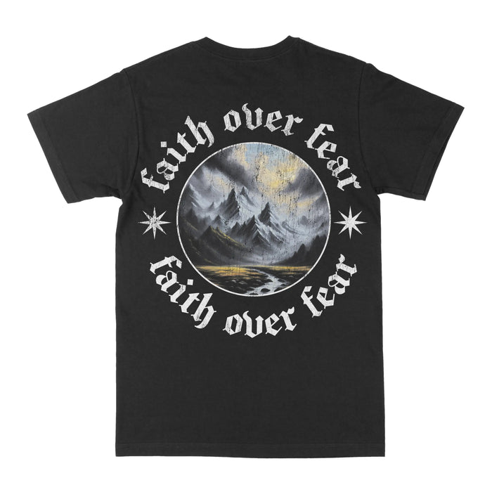 Faith Over Fear Mountains Graphic Tee by Obsessed with graphic tees