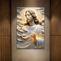 Faith Over Fear, Sacred Serenity Faith Wall Art by Tailored Canvases