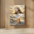 Faith Over Fear, Sacred Serenity Faith Wall Art by Tailored Canvases