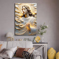 Faith Over Fear, Sacred Serenity Faith Wall Art by Tailored Canvases