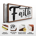 Faith Over Fear Faith Sign II by Tailored Canvases