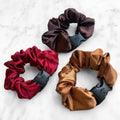 Fall Essentials - 3-Pack Autumn Halloween Buckle Scrunchies - No Snagging, No Tangles by Buckle Scrunchies by RE.STATEMENT
