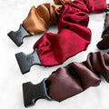 Fall Essentials - 3-Pack Autumn Halloween Buckle Scrunchies - No Snagging, No Tangles by Buckle Scrunchies by RE.STATEMENT