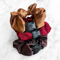 Fall Essentials - 3-Pack Autumn Halloween Buckle Scrunchies - No Snagging, No Tangles by Buckle Scrunchies by RE.STATEMENT