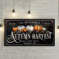 Family Autumn Harvest Thanksgiving Sign by Tailored Canvases