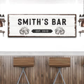 Family Bar Sign by Tailored Canvases