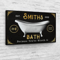 Family Bath Sign II by Tailored Canvases