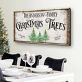 Family Christmas Tree Farm Sign III by Tailored Canvases