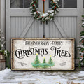 Family Christmas Tree Farm Sign III by Tailored Canvases