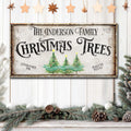 Family Christmas Tree Farm Sign III by Tailored Canvases
