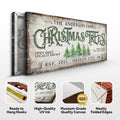 Family Christmas Tree Farm Sign IV by Tailored Canvases