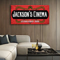 Family Cinema Sign III by Tailored Canvases