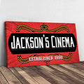 Family Cinema Sign III by Tailored Canvases