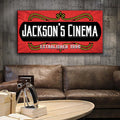Family Cinema Sign III by Tailored Canvases