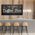 Family Coffee Bar Sign by Tailored Canvases