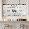 Family Farm Fresh Honey Sign by Tailored Canvases