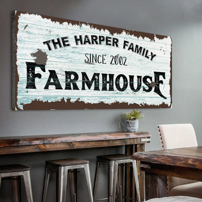 Family Farmhouse Sign IV by Tailored Canvases