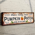 Family Farms Pumpkin Patch Sign by Tailored Canvases
