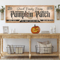 Family Farms Pumpkin Patch Sign II by Tailored Canvases